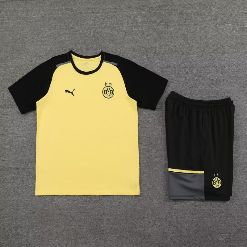 AAA Quality Dortmund 23/24 Yellow Soccer Training Sets 03