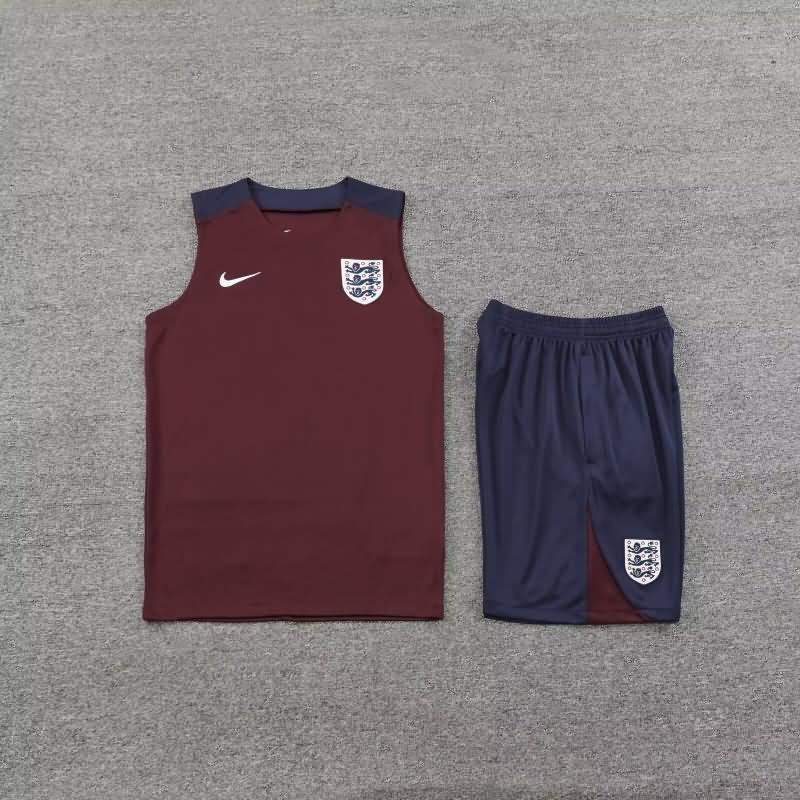 AAA Quality England 23/24 Red Soccer Training Sets 02