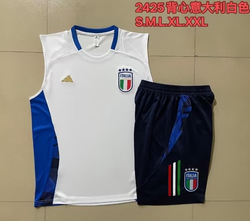 AAA Quality Italy 2024 White Soccer Training Sets 03