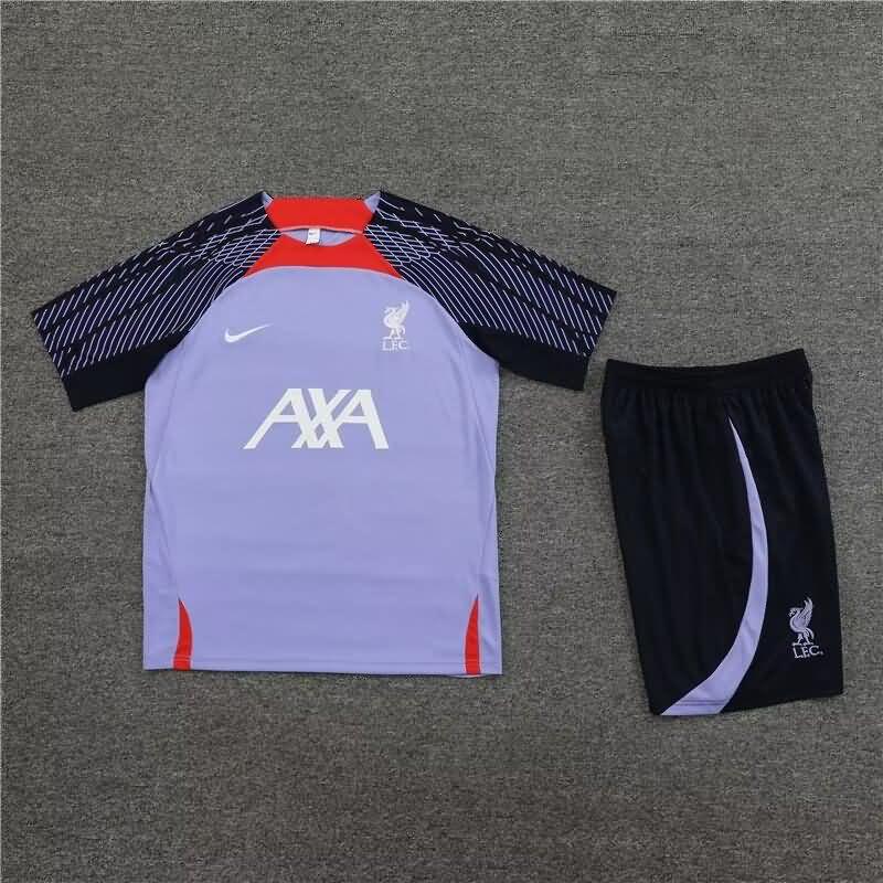 AAA Quality Liverpool 23/24 Purples Soccer Training Sets 02