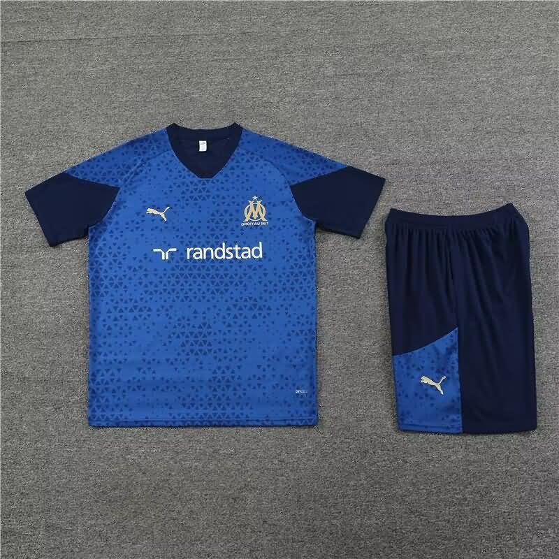AAA Quality Marseilles 23/24 Blue Soccer Training Sets