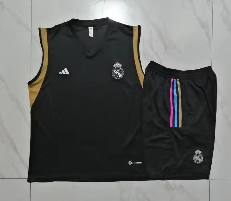 AAA Quality Real Madrid 23/24 Black Soccer Training Sets