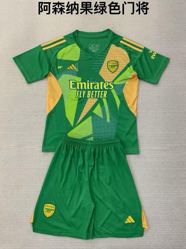 Arsenal 24/25 Goalkeeper Green Soccer Jersey