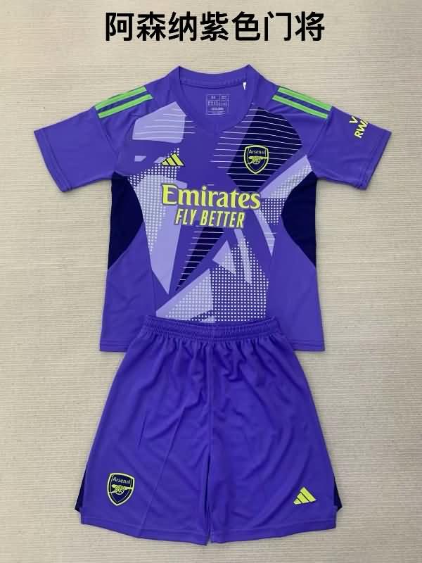 Arsenal 24/25 Goalkeeper Purples Soccer Jersey