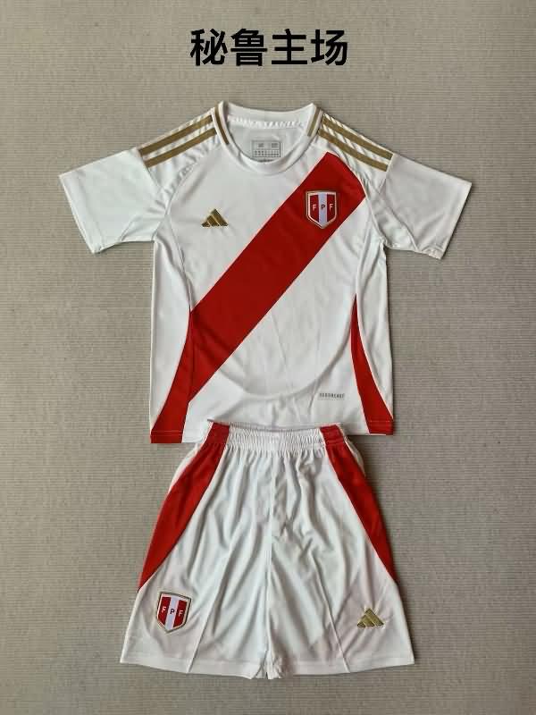 Peru 2024 Copa America Home Soccer Jersey