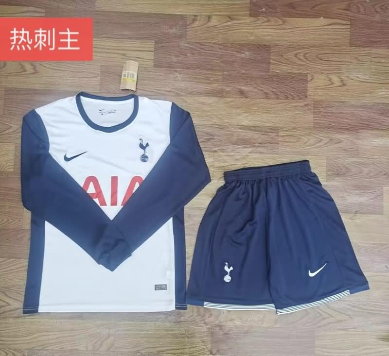 Tottenham Hotspur 24/25 Home Long Sleeve Soccer Jersey