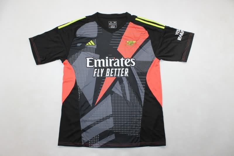 AAA Quality Arsenal 24/25 Goalkeeper Black Soccer Jersey 02