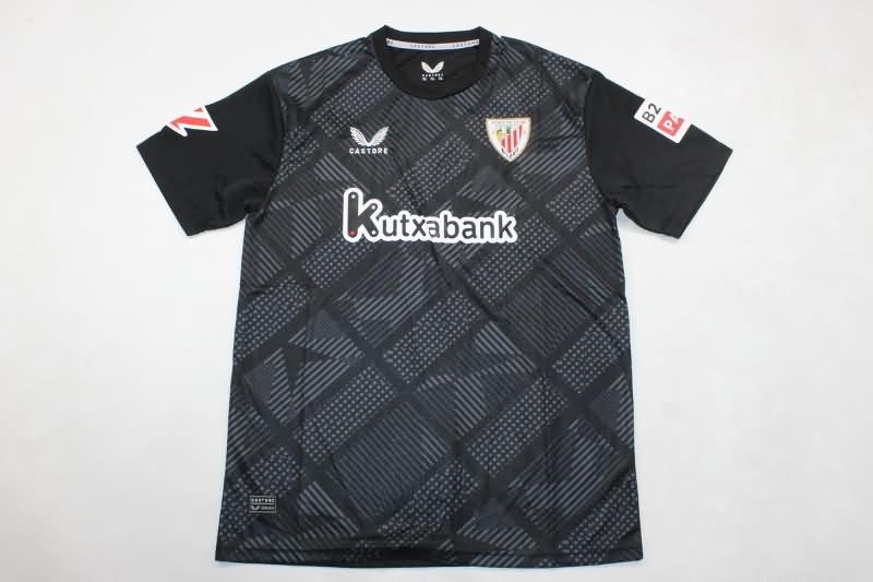 AAA Quality Athletic Bilbao 24/25 Goalkeeper Black Soccer Jersey