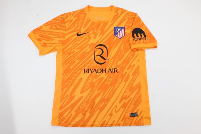 AAA Quality Atletico Madrid 24/25 Goalkeeper Orange Soccer Jersey