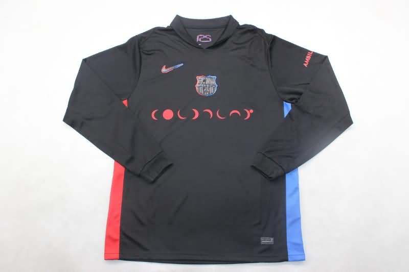 AAA Quality Barcelona 24/25 Away Long Sleeve Soccer Jersey Sponsor 02