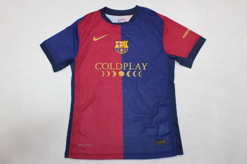 AAA Quality Barcelona 24/25 Home Soccer Jersey (Player) Sponsor 02