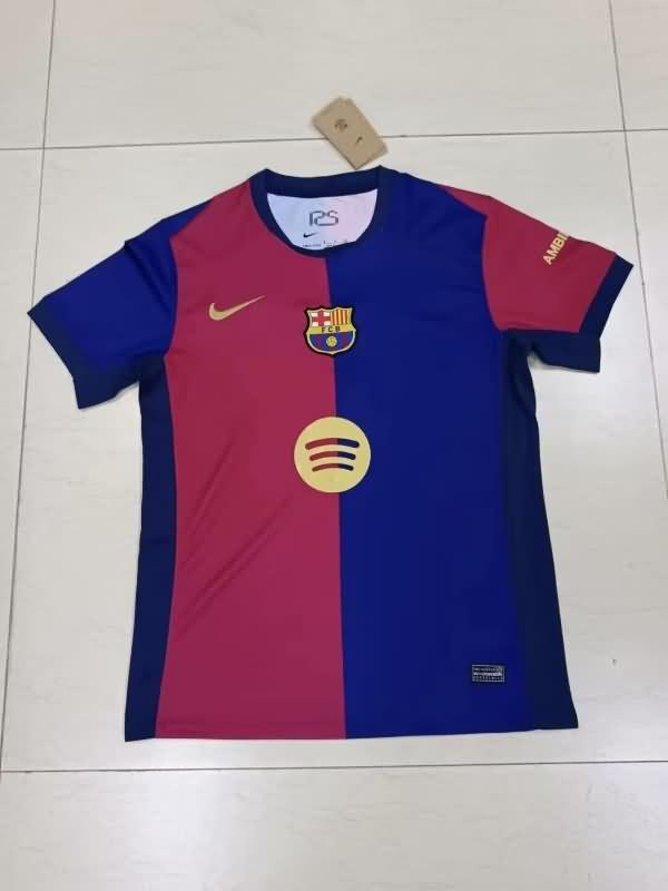 AAA Quality Barcelona 24/25 Home Soccer Jersey Sponsor