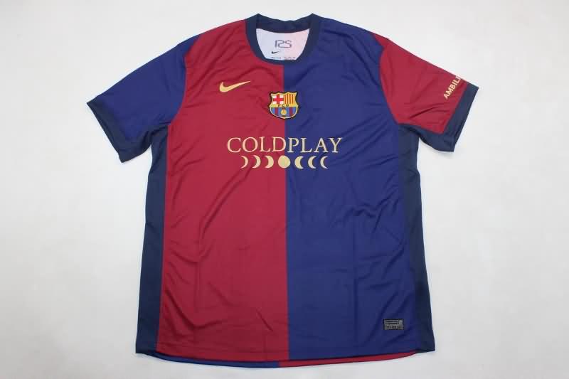 AAA Quality Barcelona 24/25 Home Soccer Jersey Sponsor 02