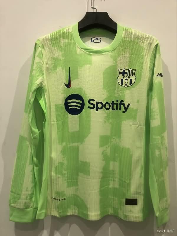 AAA Quality Barcelona 24/25 Third Long Sleeve Soccer Jersey