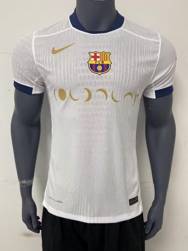 AAA Quality Barcelona 24/25 White Soccer Jersey (Player)