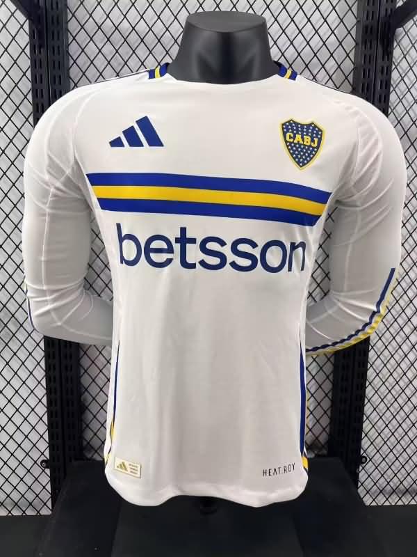 AAA Quality Boca Juniors 2024 Away Long Sleeve Soccer Jersey (Player)