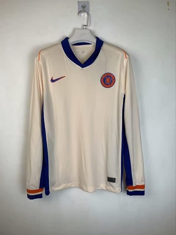 AAA Quality Chelsea 24/25 Away Long Sleeve Soccer Jersey Leaked