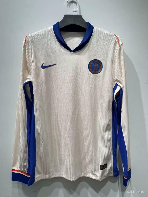 AAA Quality Chelsea 24/25 Away Long Sleeve Soccer Jersey (Player)