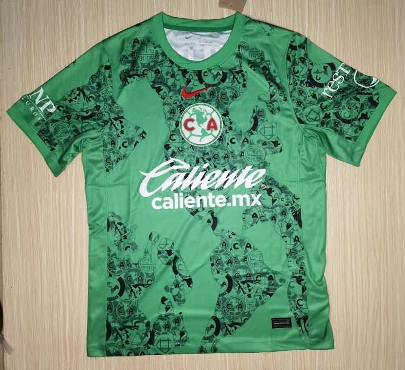 AAA Quality Club America 24/25 Goalkeeper Green Soccer Jersey