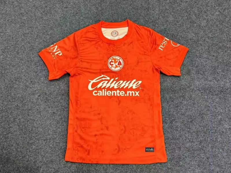 AAA Quality Club America 24/25 Goalkeeper Orange Soccer Jersey