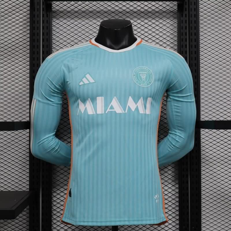 AAA Quality Inter Miami 2024 Third Long Sleeve Soccer Jersey (Player)