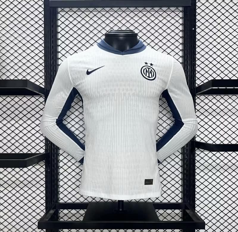 AAA Quality Inter Milan 24/25 Away Long Sleeve Soccer Jersey (Player)