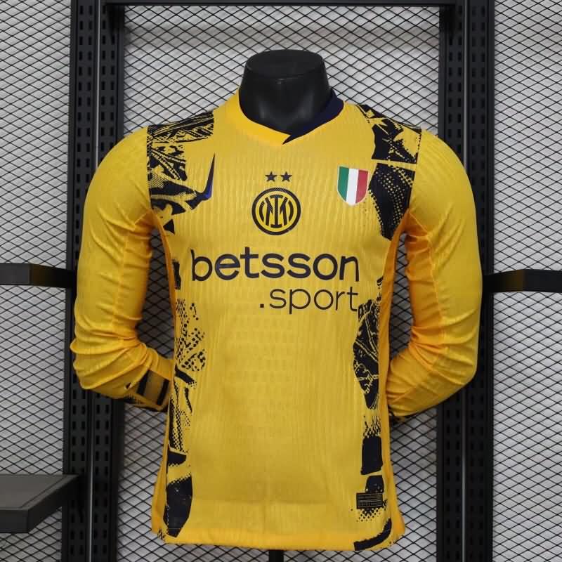 AAA Quality Inter Milan 24/25 Third Long Sleeve Soccer Jersey (Player)