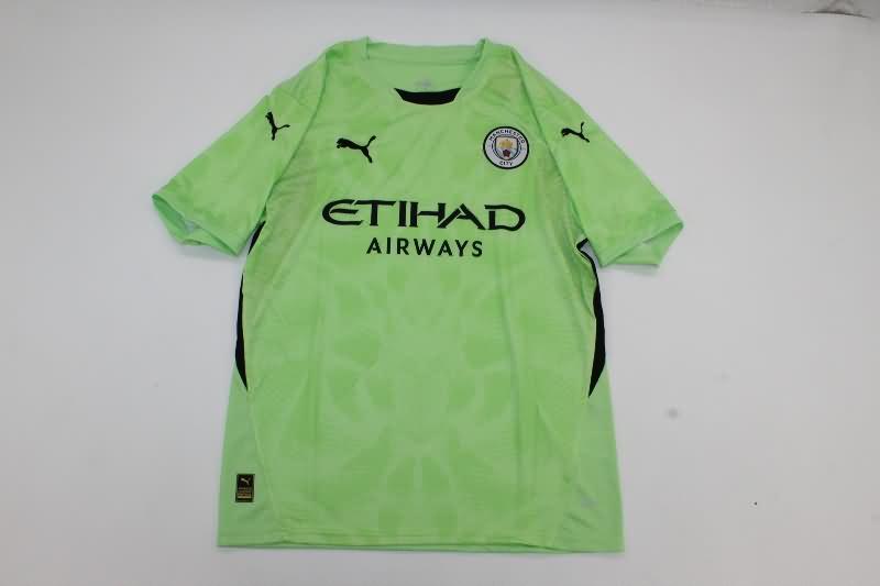 AAA Quality Manchester City 24/25 Goalkeeper Green Soccer Jersey