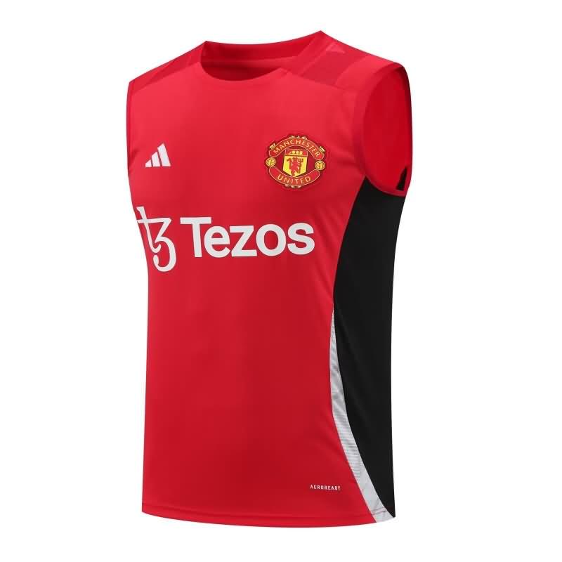AAA Quality Manchester United 24/25 Training Vest Soccer Jersey 03