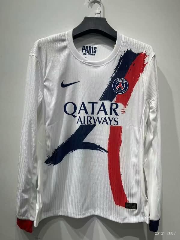 AAA Quality Paris St German 24/25 Away Long Sleeve Soccer Jersey (Player)