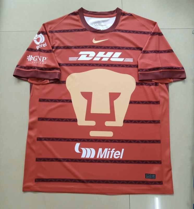 AAA Quality Pumas UNAM 24/25 Goalkeeper Red Soccer Jersey