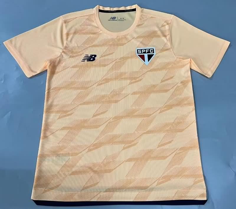 AAA Quality Sao Paulo 2024 Goalkeeper Yellow Soccer Jersey