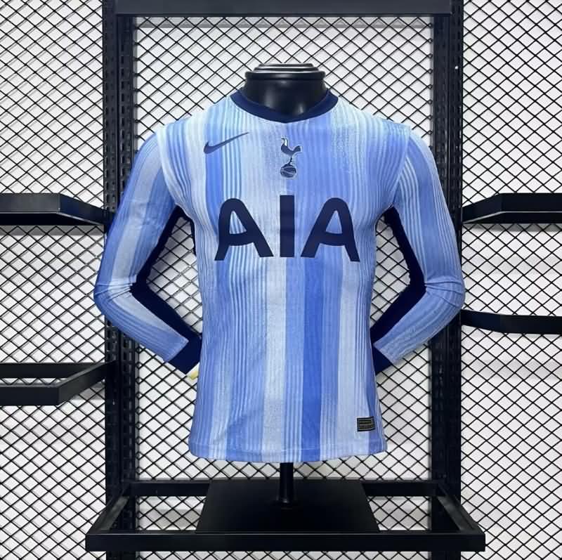 AAA Quality Tottenham Hotspur 24/25 Away Long Sleeve Soccer Jersey (Player)