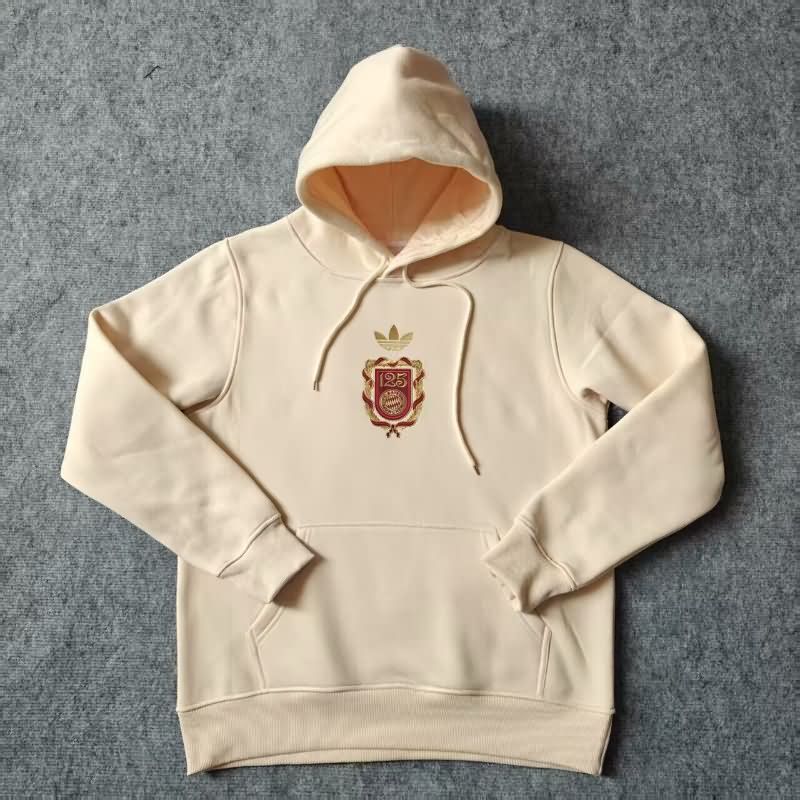 AAA Quality Bayern Munich 2025 Cream Soccer Hoodie