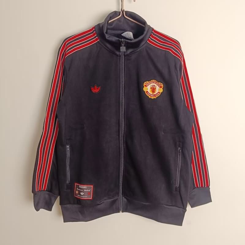 AAA Quality Manchester United 24/25 Black Soccer Jacket