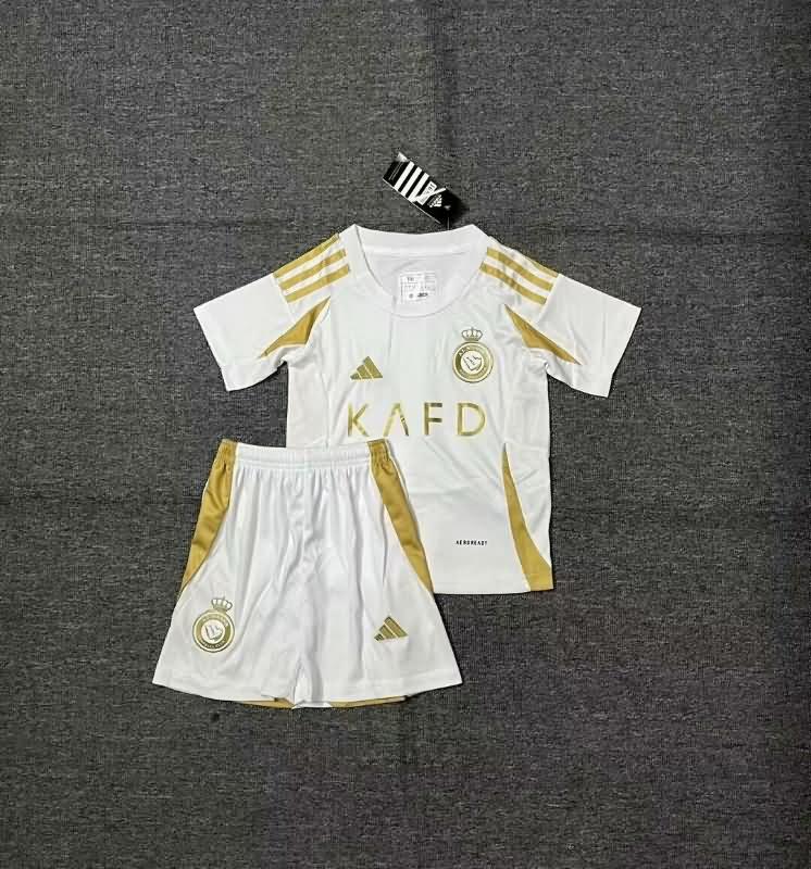 Kids Al Nassr FC 24/25 Third Soccer Jersey And Shorts