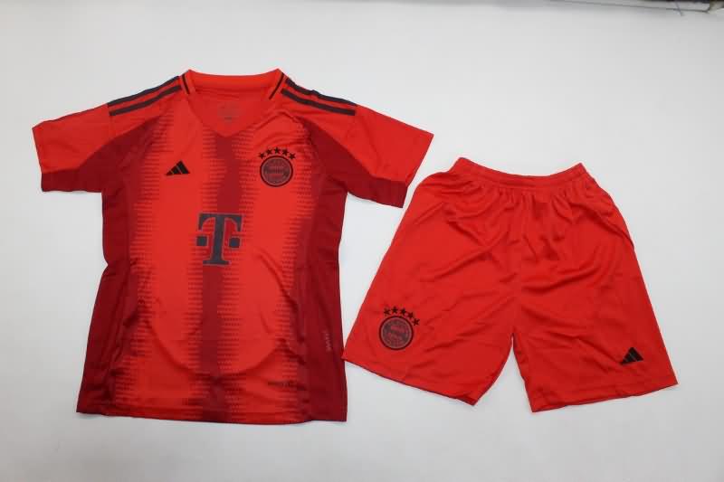 Kids Bayern Munich 24/25 Home Soccer Jersey And Shorts