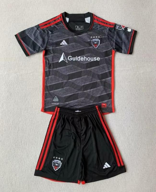 Kids DC United 2024 Home Soccer Jersey And Shorts