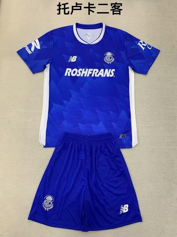 Kids DeportivoToluca 24/25 Third Soccer Jersey And Shorts