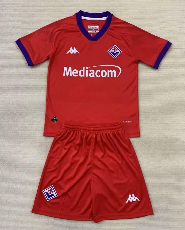 Kids Fiorentina 24/25 Third Soccer Jersey And Shorts