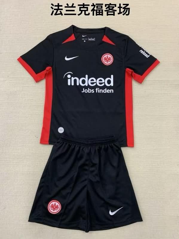 Kids Frankfurt 24/25 Away Soccer Jersey And Shorts