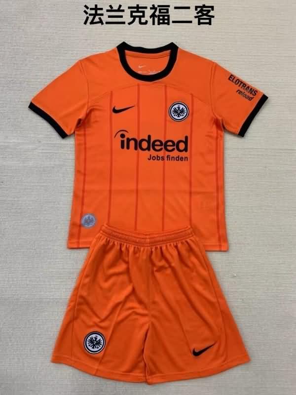 Kids Frankfurt 24/25 Third Soccer Jersey And Shorts