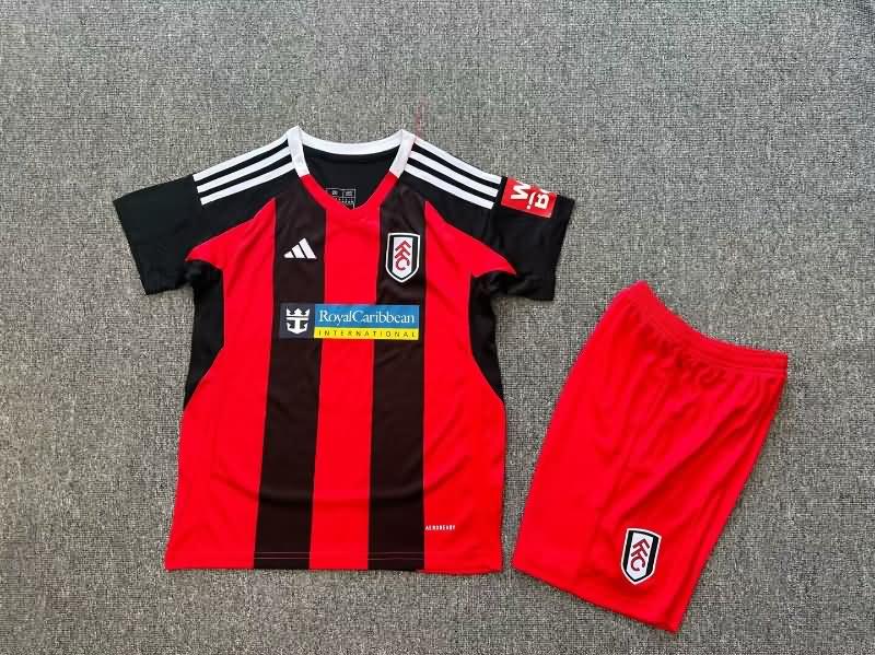 Kids Fulham 24/25 Away Soccer Jersey And Shorts