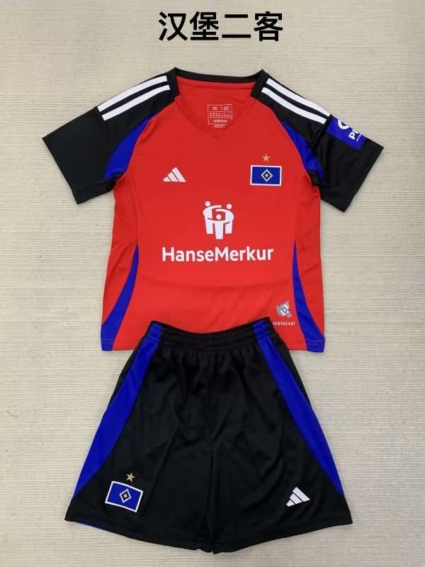 Kids Hamburg 24/25 Third Soccer Jersey And Shorts