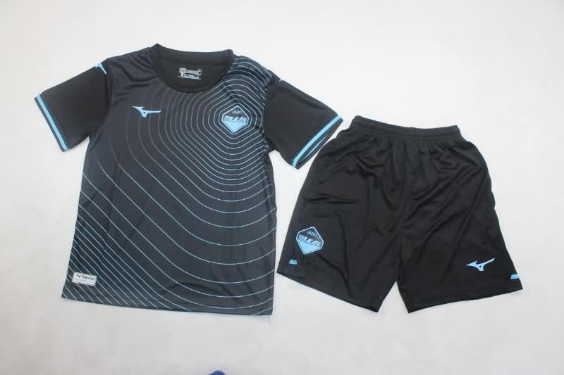 Kids Lazio 24/25 Third Soccer Jersey And Shorts