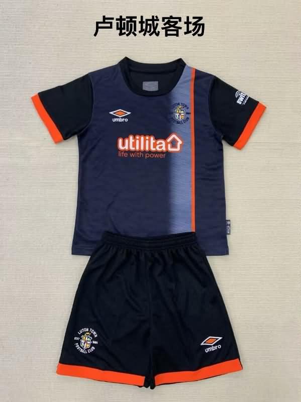 Kids Luton Town 24/25 Away Soccer Jersey And Shorts