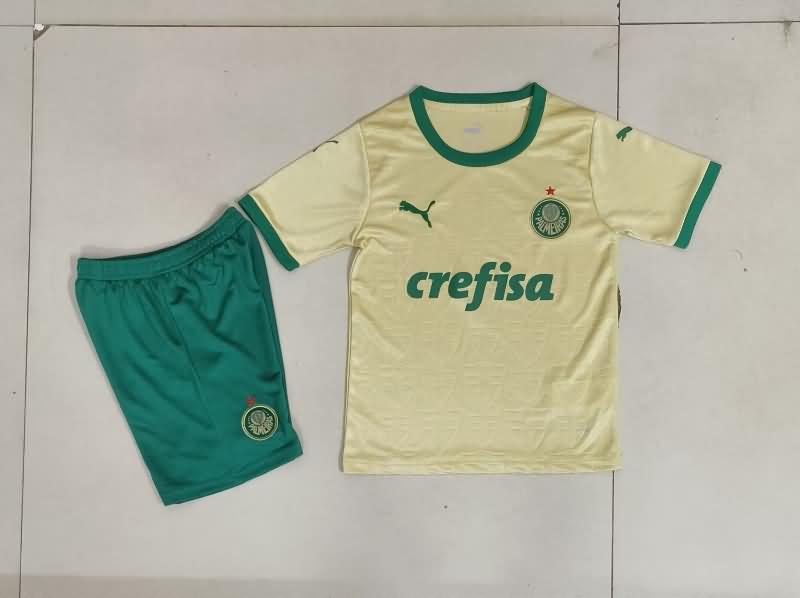 Kids Palmeiras 2024 Third Soccer Jersey And Shorts