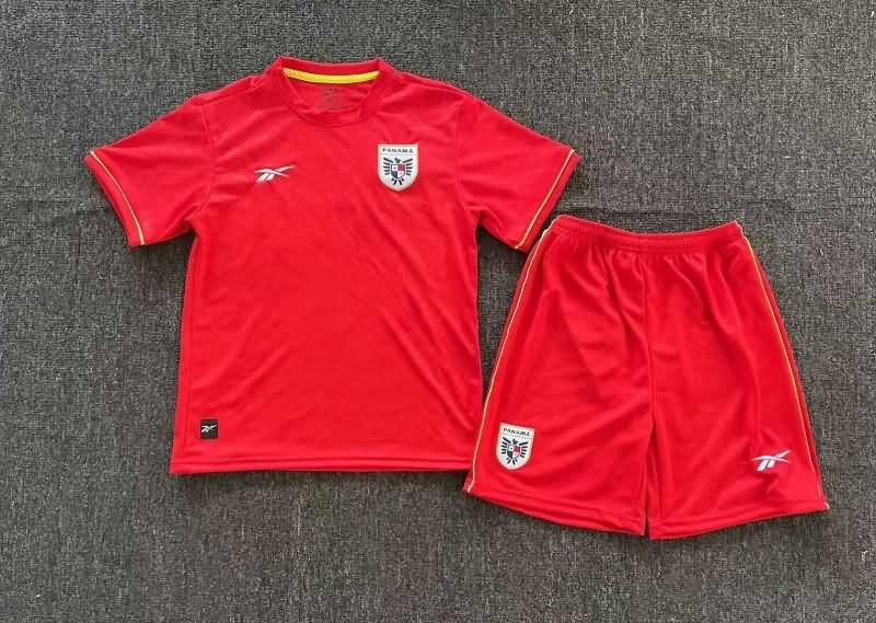Kids Panama 2024 Copa America Home Soccer Jersey And Shorts