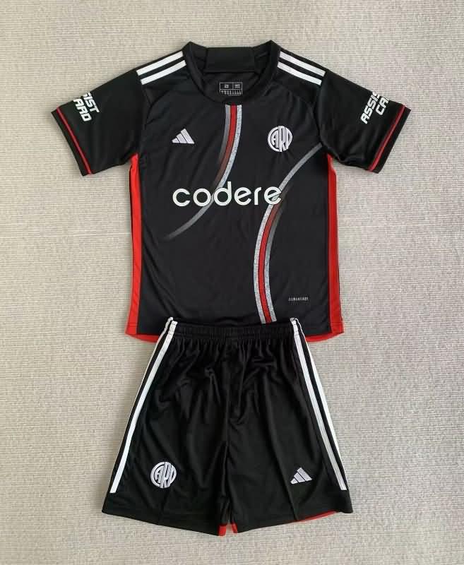 Kids River Plate 2024 Third Soccer Jersey And Shorts
