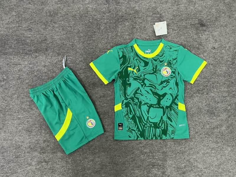 Kids Senegal 2025 Away Soccer Jersey And Shorts